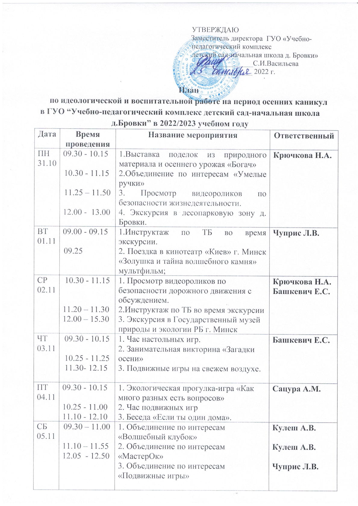 Архив новостей © УПК детский сад – начальная школа д. Бровки